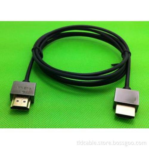 ABS Molded Shell Thin HDMI To HDMI Cable